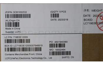 Lenovo 5CB1K62532 Tastatur inkl. Topcase deutsch L83AY MW