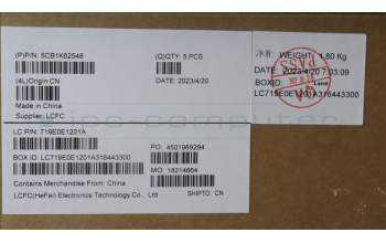 Lenovo 5CB1K62548 Tastatur inkl. Topcase ASM_TC L83AY MW