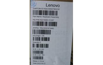 Lenovo 5CB1K74962 Tastatur inkl. Topcase ASM_BUL_H 82WV NFPSTGY