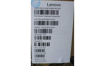 Lenovo 5CB1K75041 Tastatur inkl. Topcase ASM_EURO ENGH82WVNFPSG