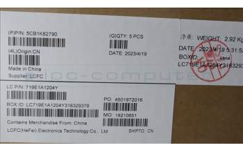 Lenovo 5CB1K82790 C-Cover with keyboard,Switzerland,Arctic Grey,Non_FingerPrint