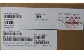 Lenovo 5CB1K85249 Tastatur inkl. Topcase ASM_FRA L82XA NFPAG BL