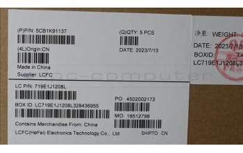 Lenovo 5CB1K91137 Tastatur inkl. Topcase ASM_UKR L82XB AB BL