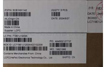 Lenovo 5CB1K91142 Tastatur inkl. Topcase spanisch L82XB AB NBL