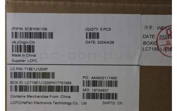 Lenovo 5CB1K91158 Tastatur inkl. Topcase ASM_NORDIC L82XB AB NBL