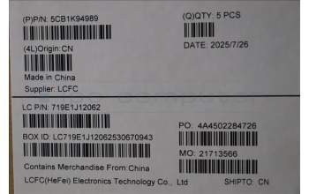 Lenovo 5CB1K94989 Tastatur inkl. Topcase ASM_GRE L82XB AG NBL