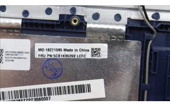 Lenovo 5CB1K95269 Tastatur inkl. Topcase deutsch L82XM ABFP BL