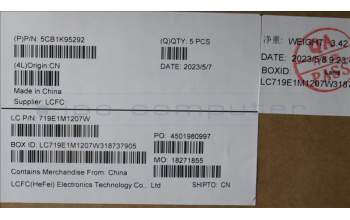 Lenovo 5CB1K95292 Tastatur inkl. Topcase ASM_UK L82XM ABFP NBL