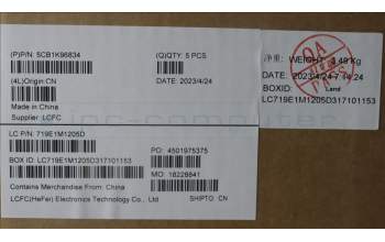 Lenovo 5CB1K96834 Tastatur inkl. Topcase ASM_NORDIC L82XM AG NBL