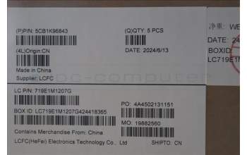 Lenovo 5CB1K96843 Tastatur inkl. Topcase französisch/arabsich L82XM AGNBL