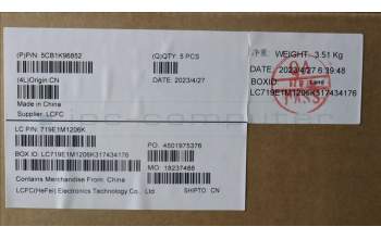 Lenovo 5CB1K96852 Tastatur inkl. Topcase ASM_EURO ENGL82XMAGFPBL