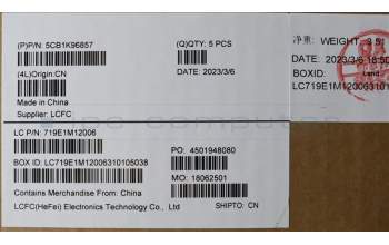 Lenovo 5CB1K96857 Tastatur inkl. Topcase ASM_GRE L82XM AGFP BL