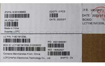 Lenovo 5CB1K96860 Tastatur inkl. Topcase ASM_HUN L82XM AGFP BL