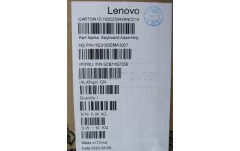 Lenovo 5CB1K97058 Tastatur inkl. Topcase ASM_POR H83ALARGY
