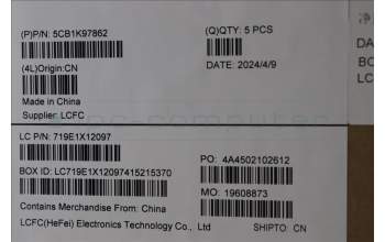 Lenovo 5CB1K97862 Tastatur inkl. Topcase ASM_EUROENGL82XLNFPABBL