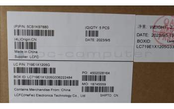 Lenovo 5CB1K97880 Tastatur inkl. Topcase spanisch L82XL NFP AB BL