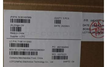 Lenovo 5CB1K97889 Tastatur inkl. Topcase ASM_UK L82XL NFP ABNBL