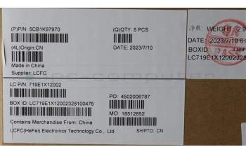 Lenovo 5CB1K97970 Tastatur inkl. Topcase ASM_NORDICL82XLNFPAGNBL