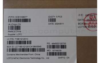 Lenovo 5CB1K98077 Tastatur inkl. Topcase ASM_ARA L82YT NFP BK