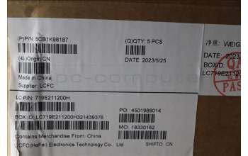 Lenovo 5CB1K98187 Tastatur inkl. Topcase ASM_POR L83AS A/G