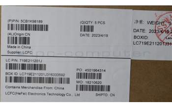 Lenovo 5CB1K98189 Tastatur inkl. Topcase ASM_SLV L83AS A/G