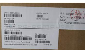 Lenovo 5CB1L09299 Tastatur inkl. Topcase ASM_LA SPA L82YU GR