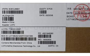 Lenovo 5CB1L09901 Tastatur inkl. Topcase ASM_ENG L82WQ RGB WTWOL