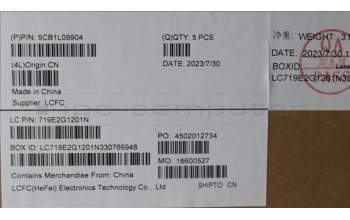 Lenovo 5CB1L09904 Tastatur inkl. TopcaseASM_FRA/ARAL82WQRGBWTWOL