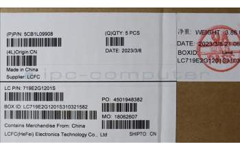 Lenovo 5CB1L09908 Tastatur inkl. Topcase ASM_HBW L82WQ RGB WTWOL