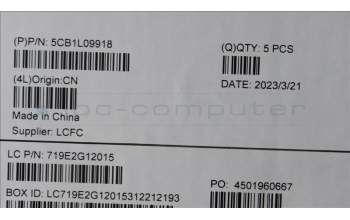 Lenovo 5CB1L09918 Tastatur inkl. Topcase ASM_RUS L82WQ RGB WTWOL