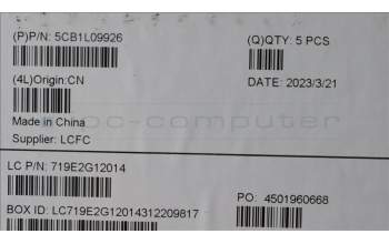 Lenovo 5CB1L09926 Tastatur inkl. Topcase ASM_UKR L82WQ RGB WTWOL