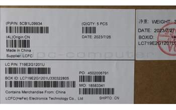 Lenovo 5CB1L09934 Tastatur inkl. Topcase ASM_EUROENGL82WQWHWTWOL