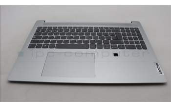 Lenovo 5CB1L11371 C-Cover with keyboard, Spanish, Cloud Grey, Backlight, FingerPrint, UK