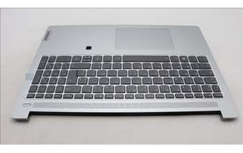Lenovo 5CB1L11377 C-Cover with keyboard, French, Cloud Grey, Backlight, Fingerprint, US