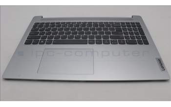 Lenovo 5CB1L11392 C-Abdeckung mit Tastatur, Englisch (US, Euro), Wolkengrau, Hintergrundbeleuchtung, Ohne_Fingerabdruckscanner