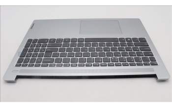 Lenovo 5CB1L11392 C-Abdeckung mit Tastatur, Englisch (US, Euro), Wolkengrau, Hintergrundbeleuchtung, Ohne_Fingerabdruckscanner