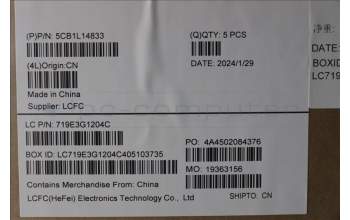 Lenovo 5CB1L14833 Tastatur inkl. Topcase ASM_NORDIC L82XRFPAGNBL