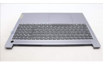 Lenovo 5CB1L14834 C-Cover with keyboard, Belgian, Arctic Grey, Non-Backlight, FingerPrint, UK