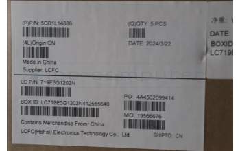 Lenovo 5CB1L14886 Tastatur inkl. Topcase ASM_BEL L82XR NFP AB BL