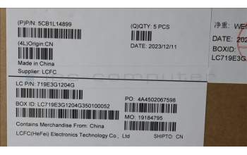 Lenovo 5CB1L14899 Tastatur inkl. Topcase ASM_HUN L82XR NFP AB BL