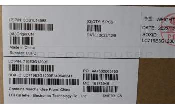 Lenovo 5CB1L14988 Tastatur inkl. Topcase schweiz L82XR NFP AG BL