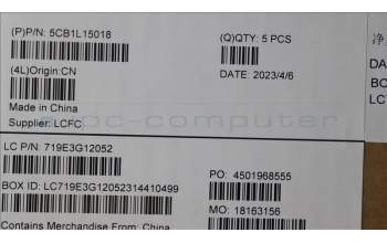 Lenovo 5CB1L15018 Tastatur inkl. Topcase schweiz L82XR NFP AGNBL