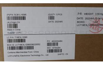 Lenovo 5CB1L16395 Tastatur inkl. Topcase ASM_SLV L82XQ AB BL