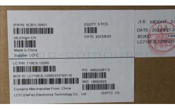 Lenovo 5CB1L16401 Tastatur inkl. Topcase ASM_UK L82XQ AB BL