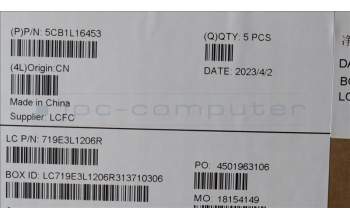 Lenovo 5CB1L16453 Tastatur inkl. Topcase ASM_HUN L82XQ AB NBL