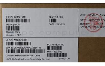 Lenovo 5CB1L16454 Tastatur inkl. Topcase ASM_NORDIC L82XQ AB NBL