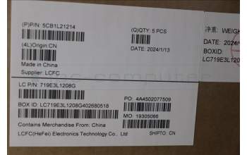 Lenovo 5CB1L21214 Tastatur inkl. Topcase schweiz L82XQ ABFP BL