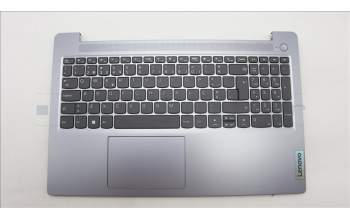 Lenovo 5CB1L27538 C-Cover with keyboard, Portuguese, Arctic Grey, Non-Backlight, UK