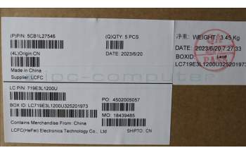 Lenovo 5CB1L27546 Tastatur inkl. Topcase ASM_ARA L82XQ AG NBL