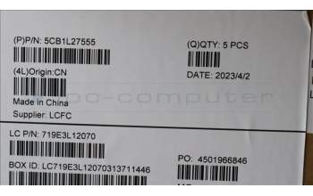 Lenovo 5CB1L27555 Tastatur inkl. Topcase schweiz L82XQ AG NBL